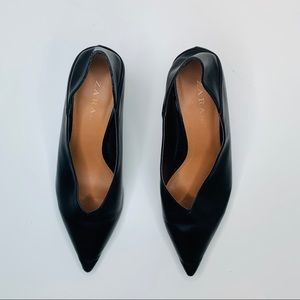 Zara Black Pointed Toe Heels